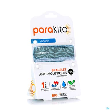 Parakito Bracelet Antimoustique Rechargeable Adulte Graphic Camouflage