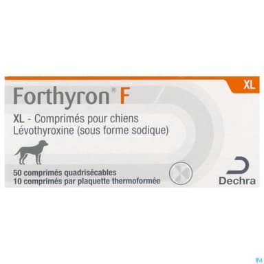 Dechra Forthyron F Xl Grand Chien Comprime Quadrisecable 50