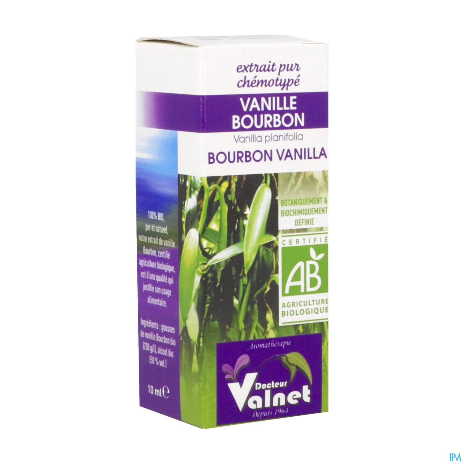 Valnet Huile Essentielle Vanille Extrait Pur Bio 10ml