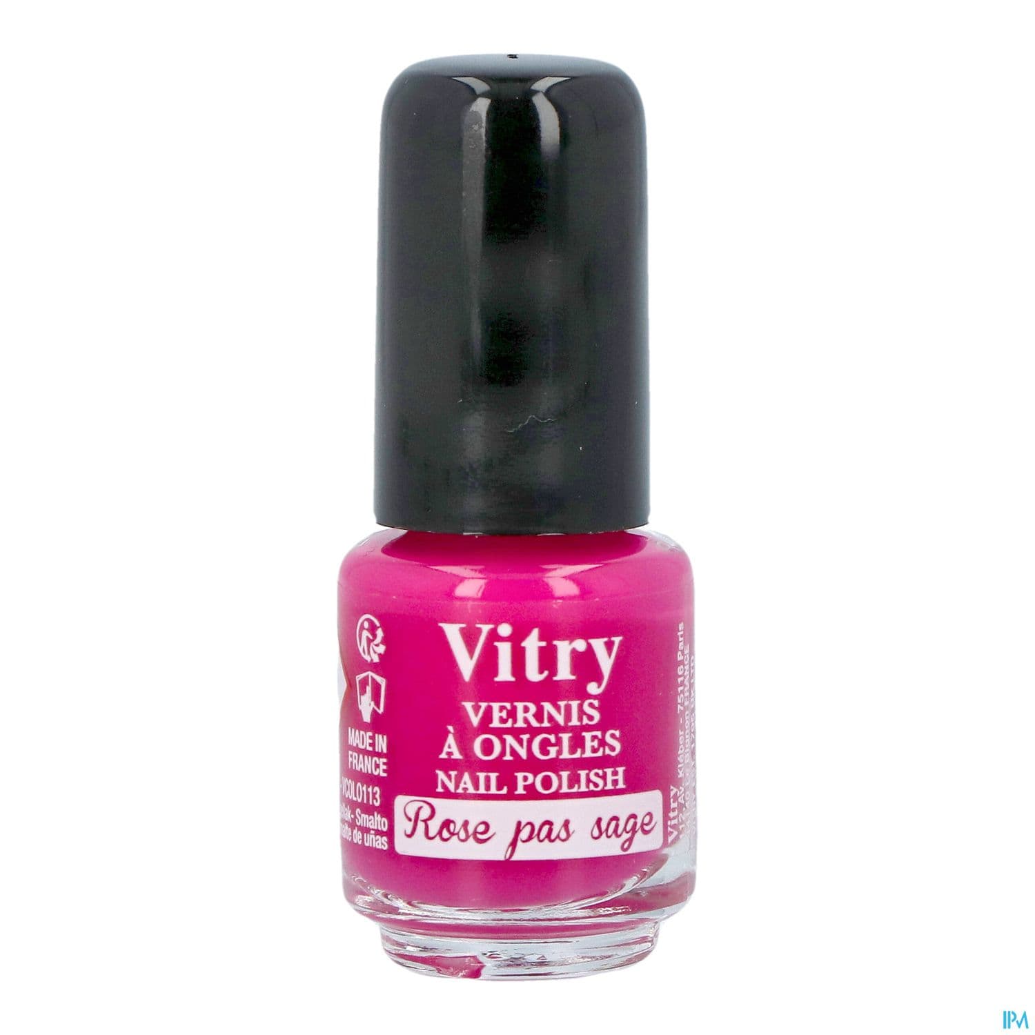 Vitry Vernis Ongles Rose Pas Sage Mini 4ml