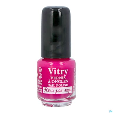 Vitry Vernis Ongles Rose Pas Sage Mini 4ml