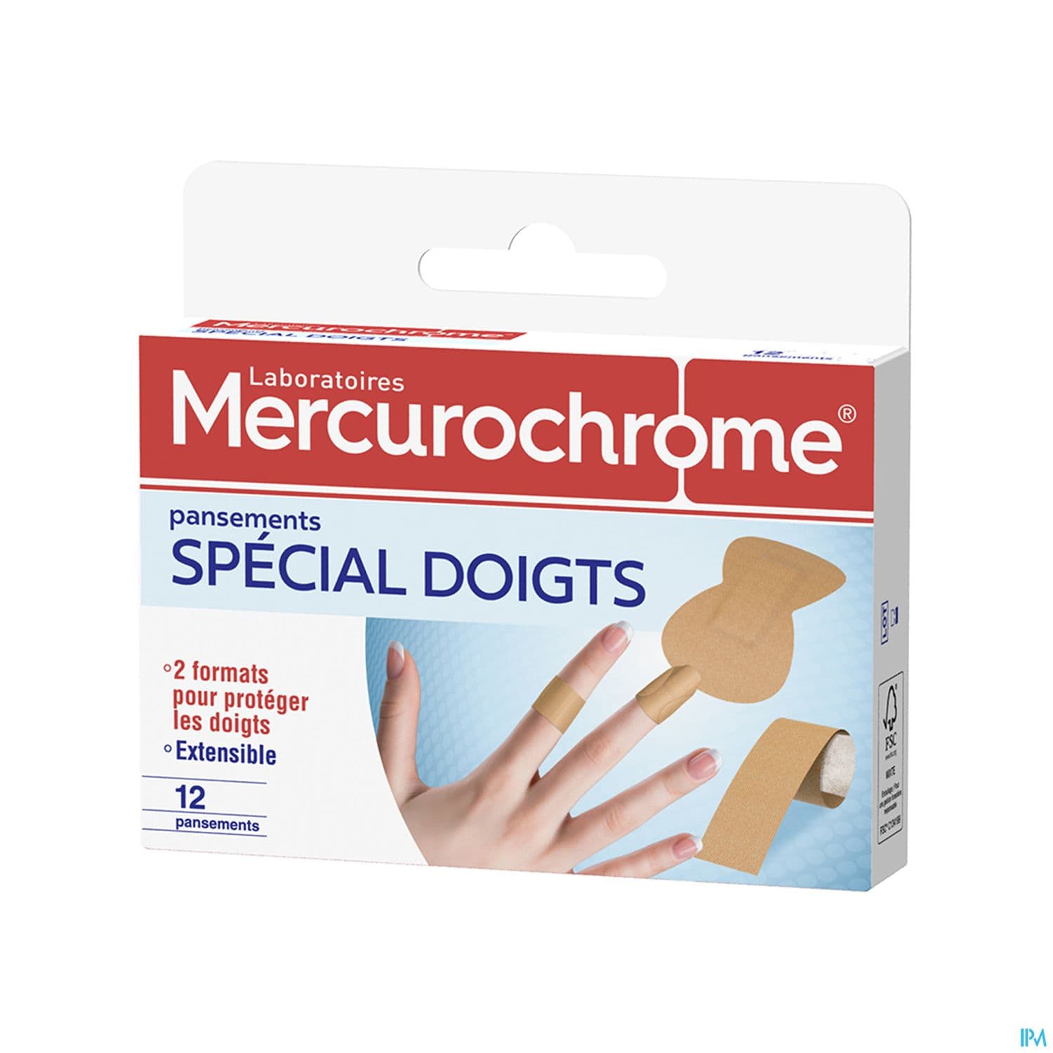 Mercurochrome Pansement Special Doigt X18