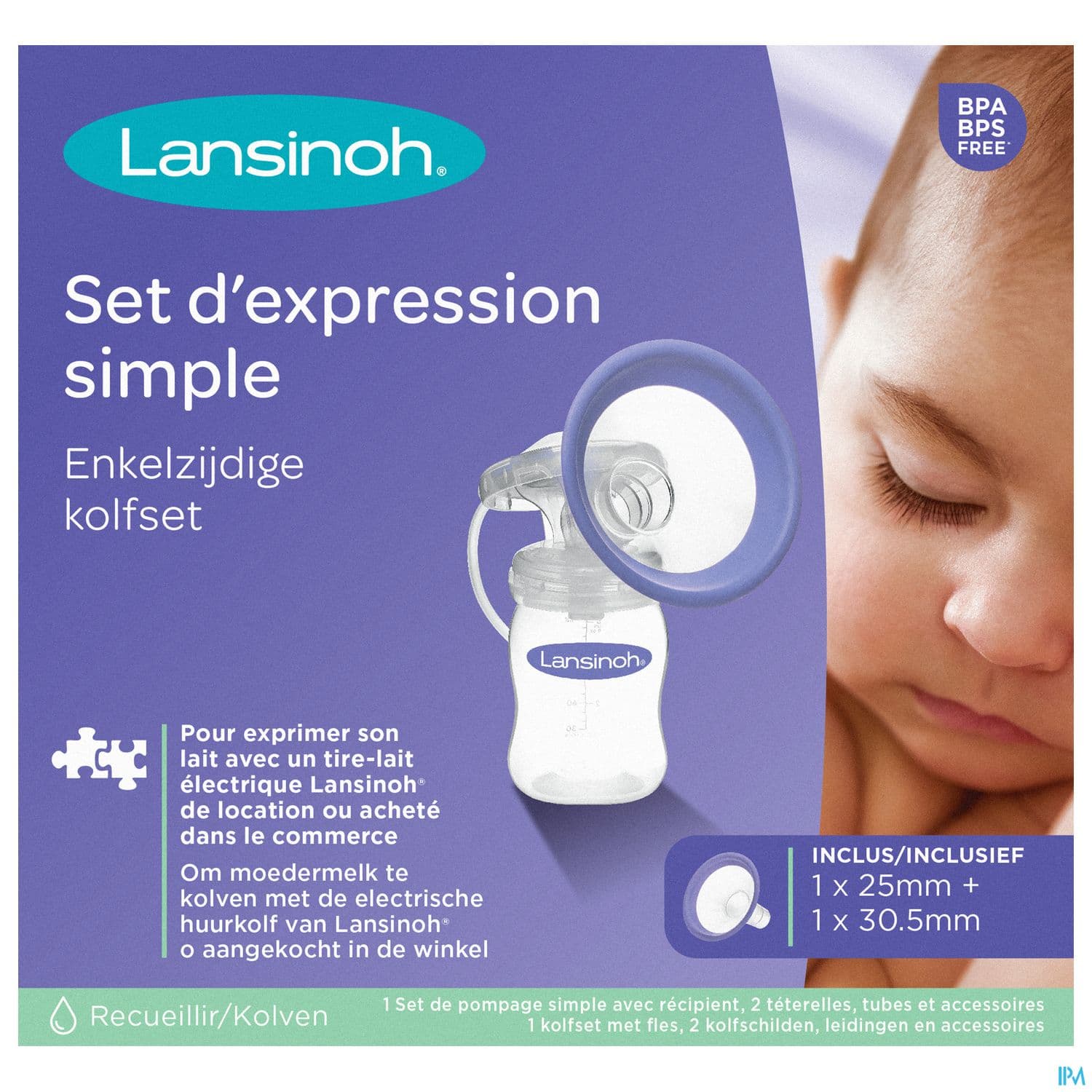 LANSINOH SET EXPRESS T/LAIT ELEC