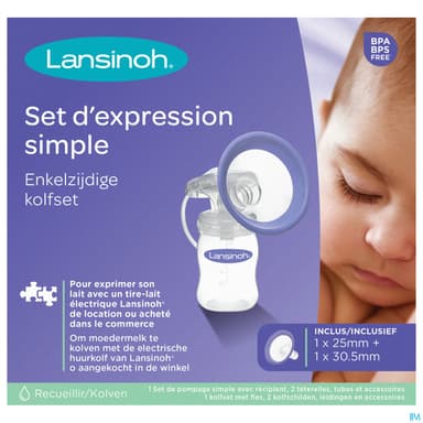 LANSINOH SET EXPRESS T/LAIT ELEC
