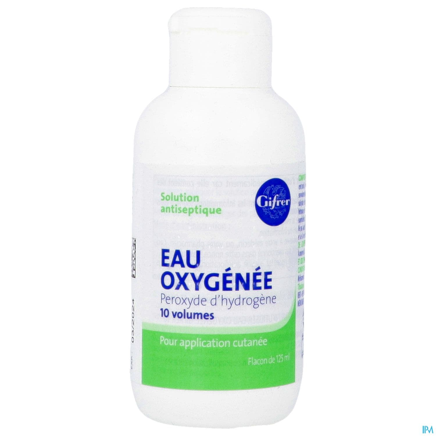 EAU OXYGENEE 10V GIFRER FP 125ML