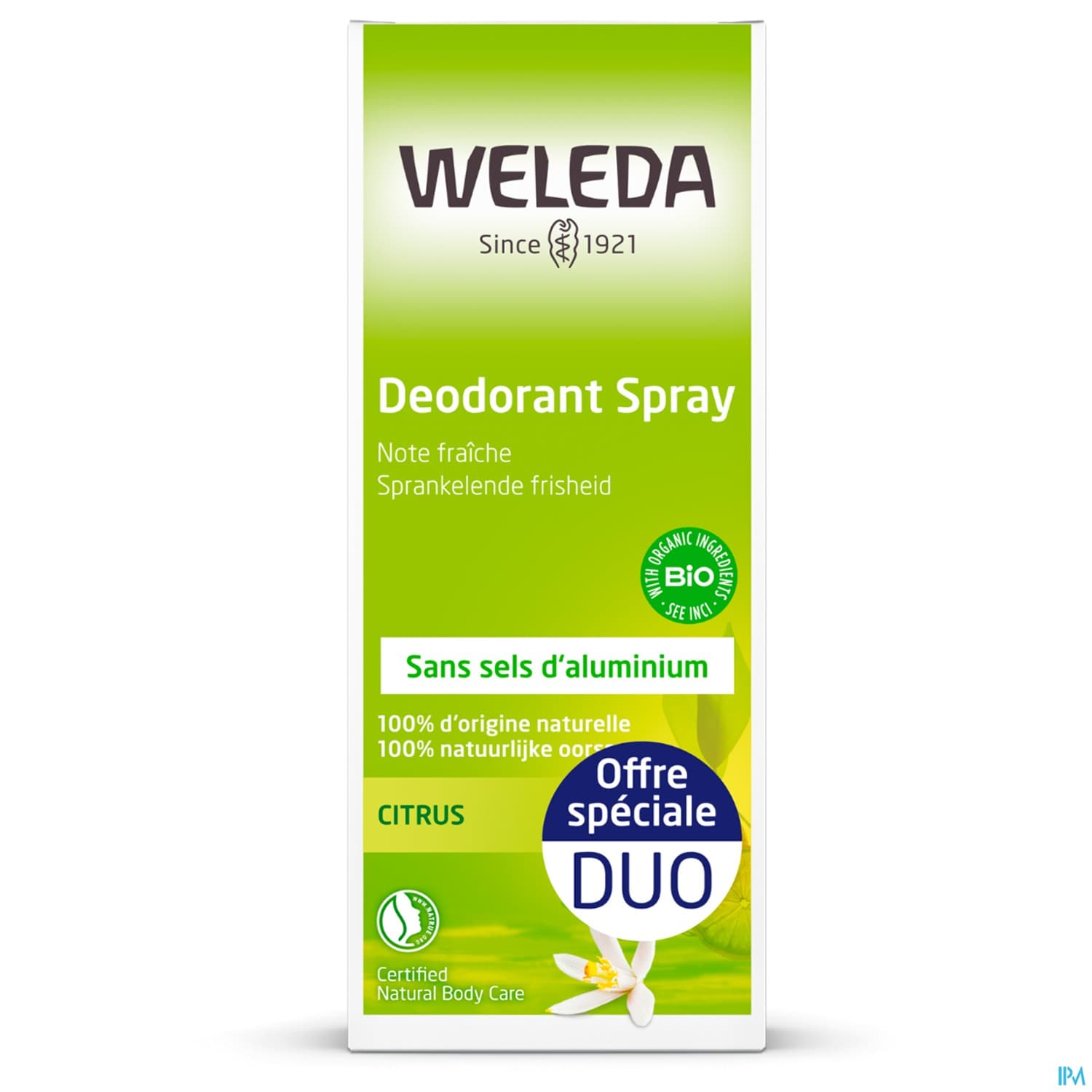 WELEDA DUO DEOD CITRUS 24H 2X100ML