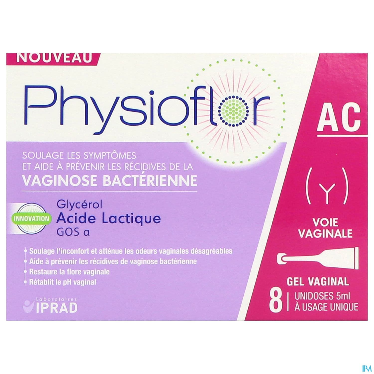 PHYSIOFLOR AC GEL VAGIN UNID 5ML 8