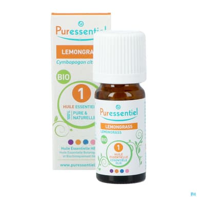 Puressentiel Huile Essentielle Lemongrass Bio 10ml