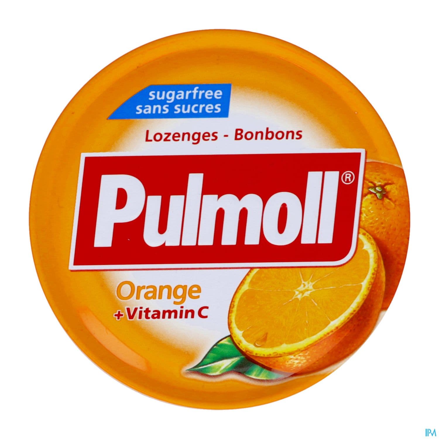Pulmoll Orange Vitamine C Pastille Sans Sucre 45g