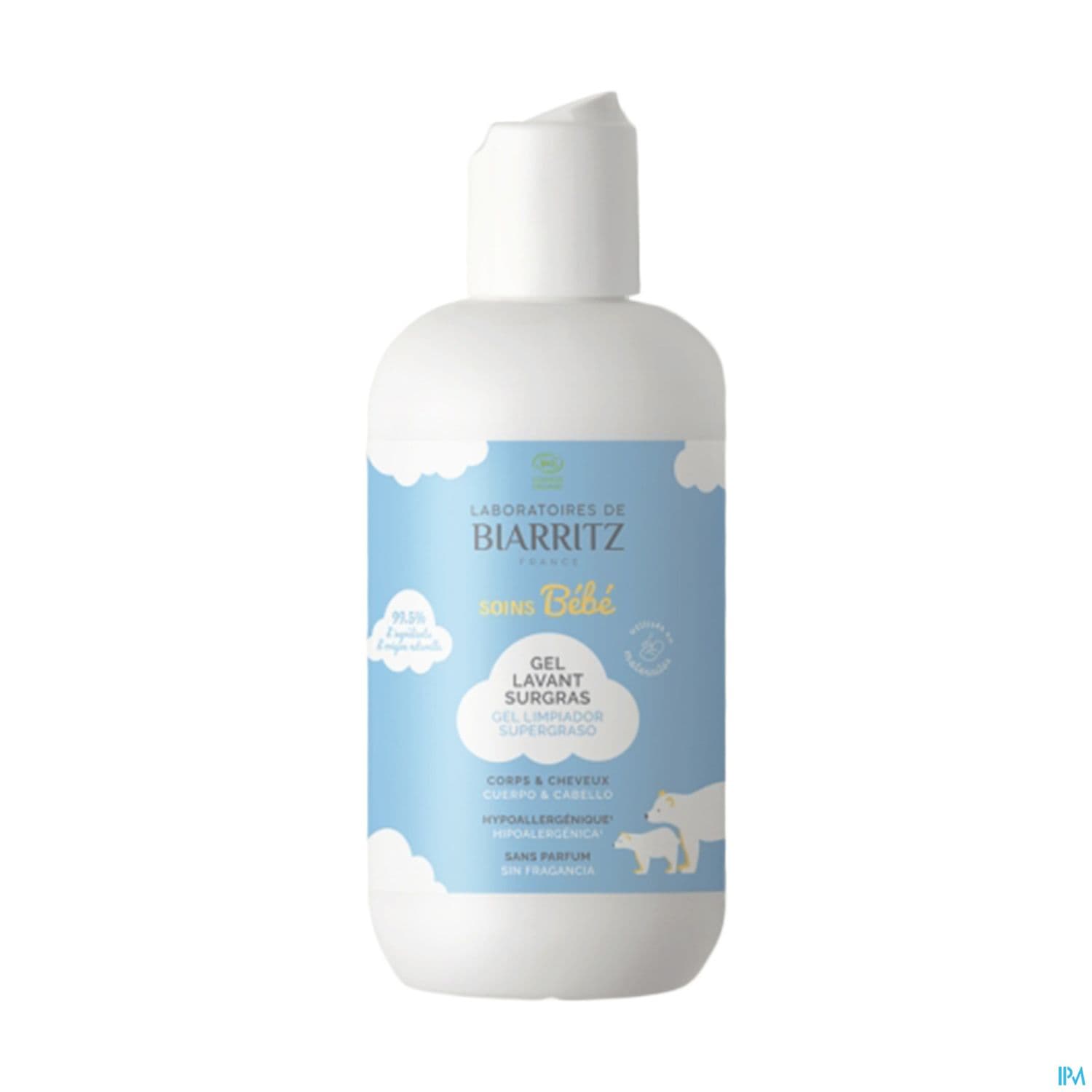 Laboratoires De Biarritz Bebe Gel Lavant Surgras Sans Parfum 200ml