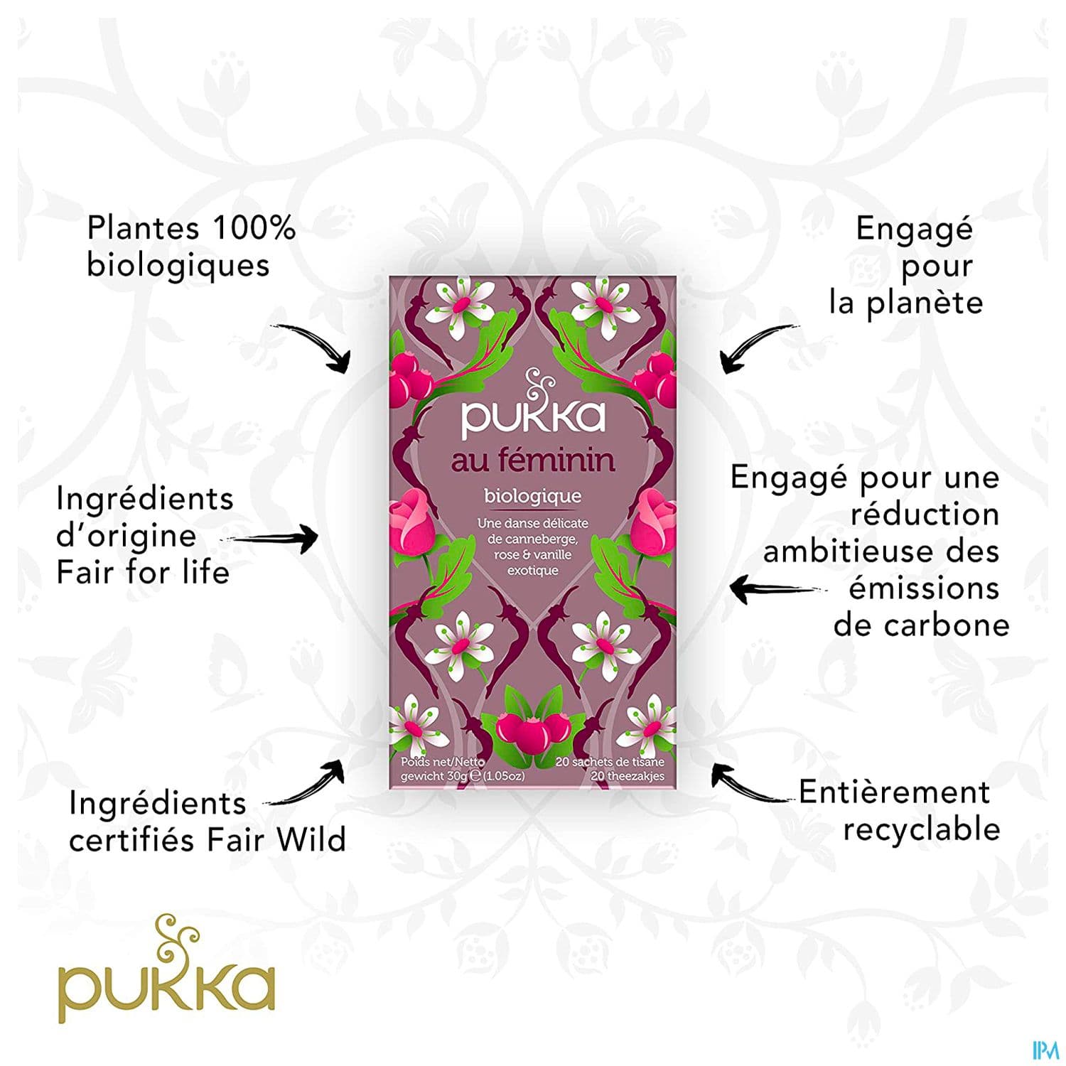 PUKKA INFUS AU FEMININ SACH 20