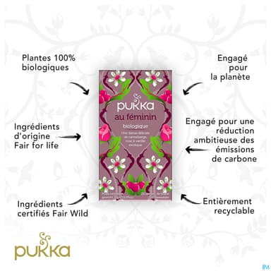 PUKKA INFUS AU FEMININ SACH 20