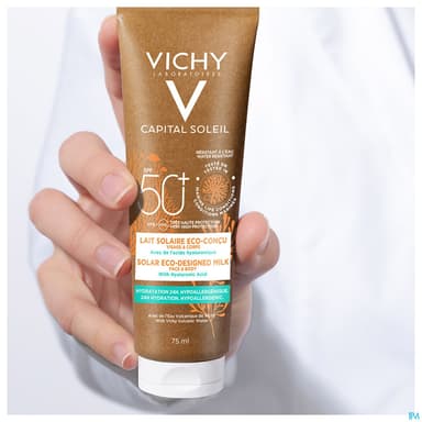 Vichy Capital Soleil Lait Solaire Eco Concu Spf50+ 75ml