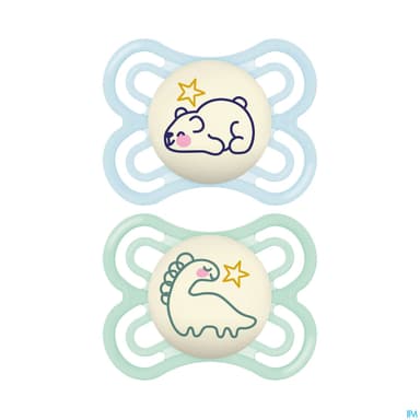 SUCET MAM PERFECT NUIT SIL 2-6M X2