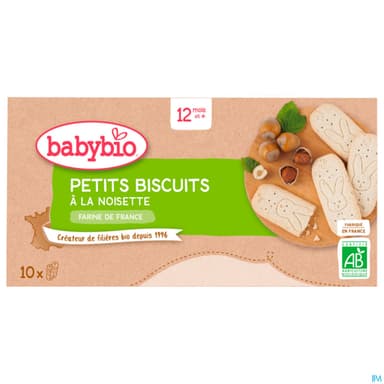 BABYBIO PETIT BISCUIT NOISET 160G