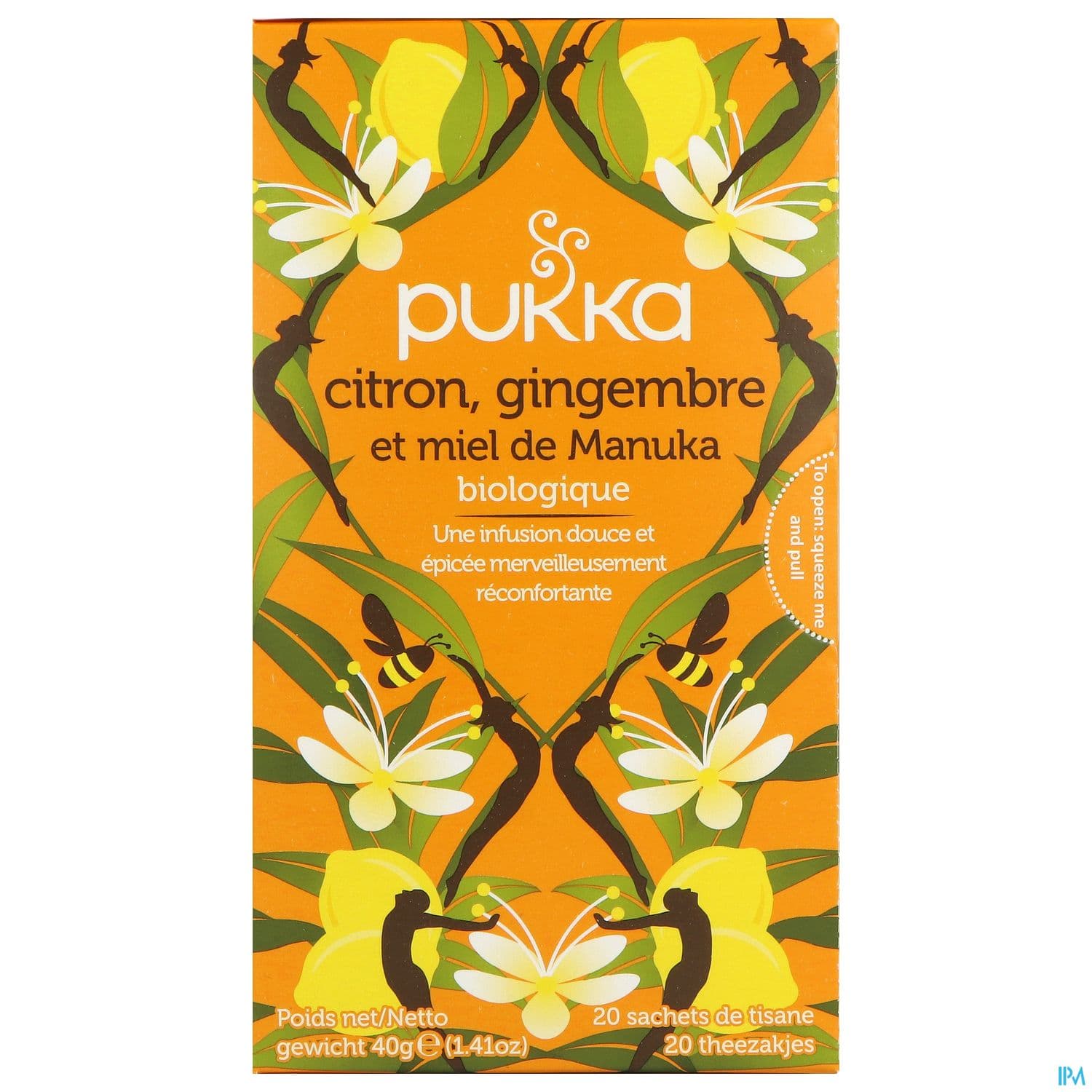 PUKKA INFUS CITR/GING/MIEL SACH 20