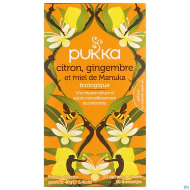 PUKKA INFUS CITR/GING/MIEL SACH 20