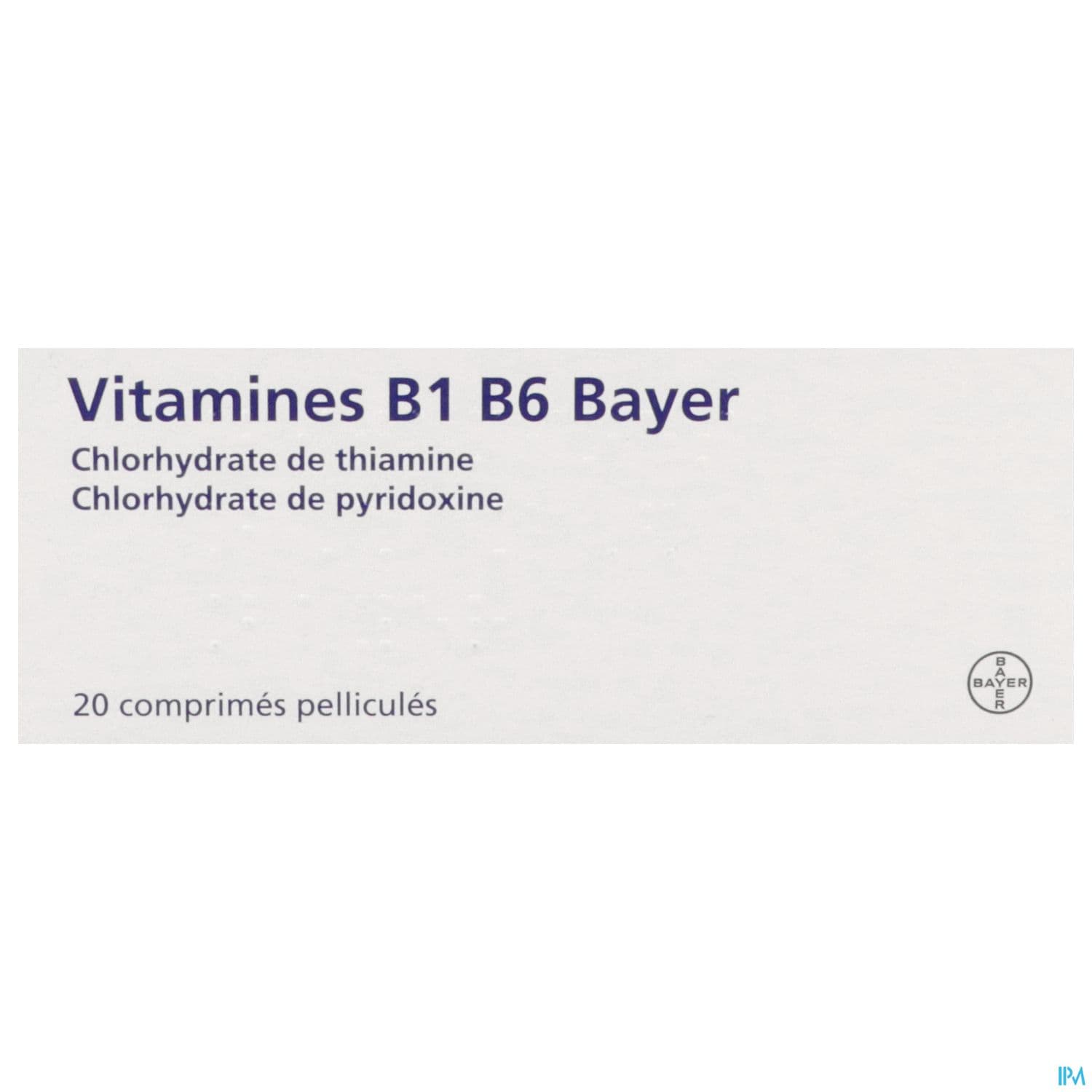 Vitamine B1 B6 Bayer Comprime 20