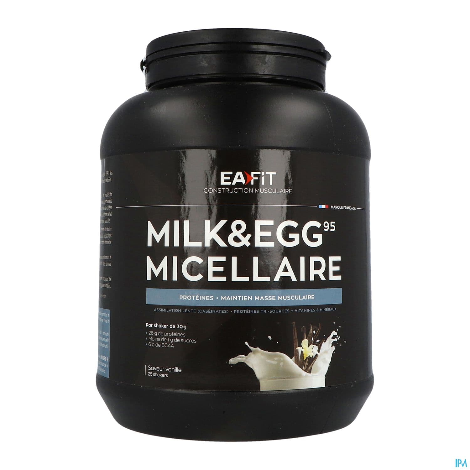 EA-FIT MILK&EGG95 MICEL VANIL 750G