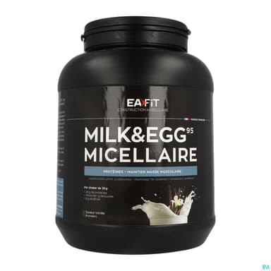 EA-FIT MILK&EGG95 MICEL VANIL 750G