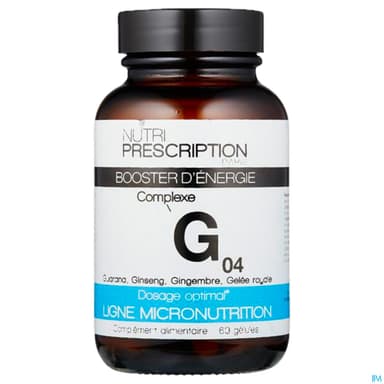 Nutriprescription Go4 Booster Energie Gelule 60