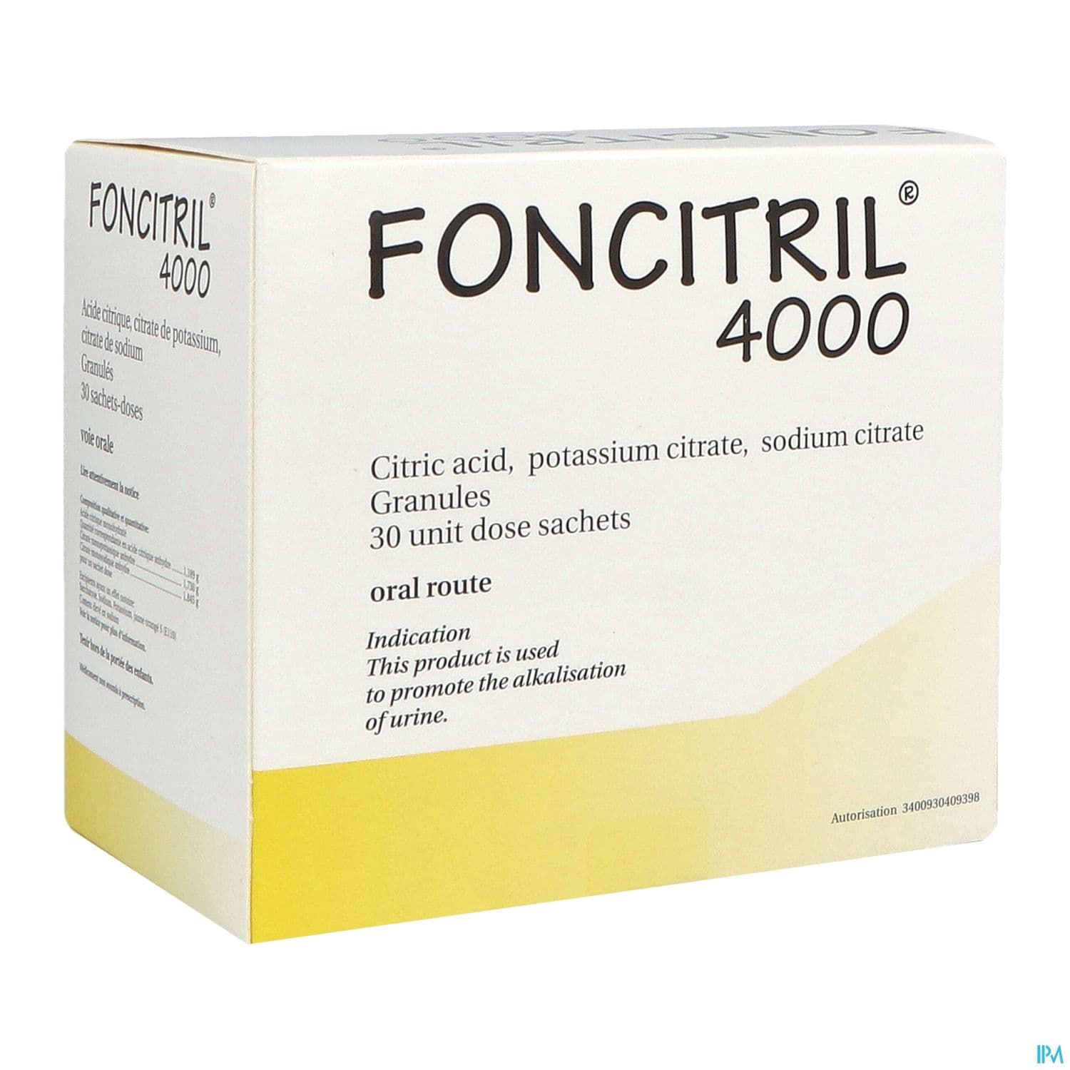 FONCITRIL 4 000 SACHET 30