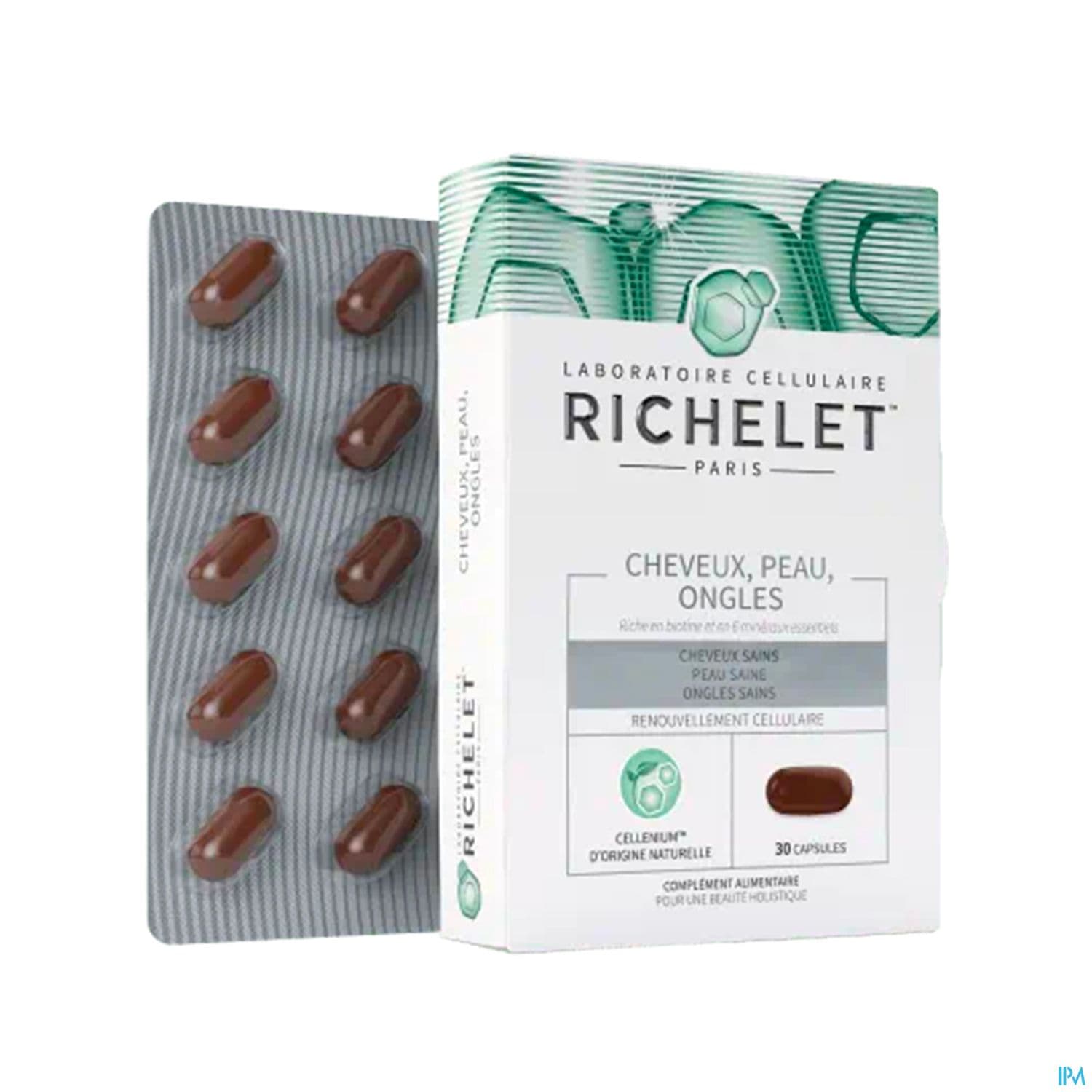 RICHELET CHEVEUX/PEAU/ONGLE CAPS30