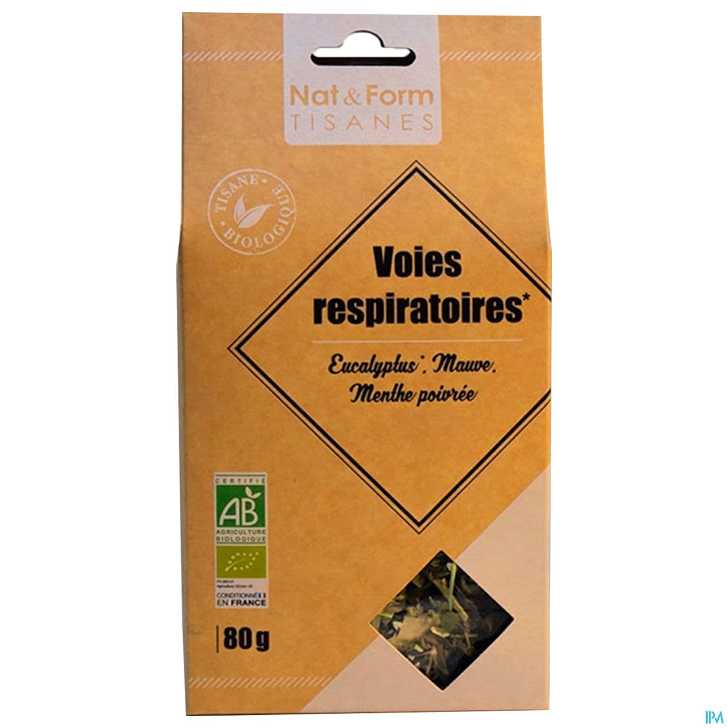 Nat Et Form Tisane Voie Respiratoire Bio 80g