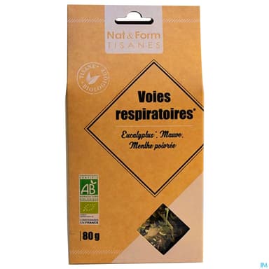 Nat Et Form Tisane Voie Respiratoire Bio 80g