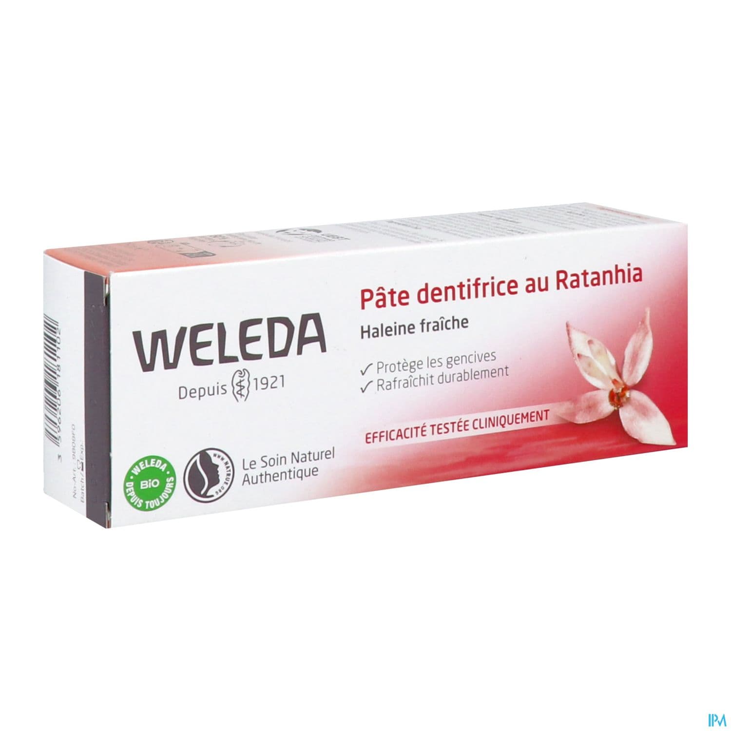 Weleda Ratanhia Pate Dentifrice 75ml
