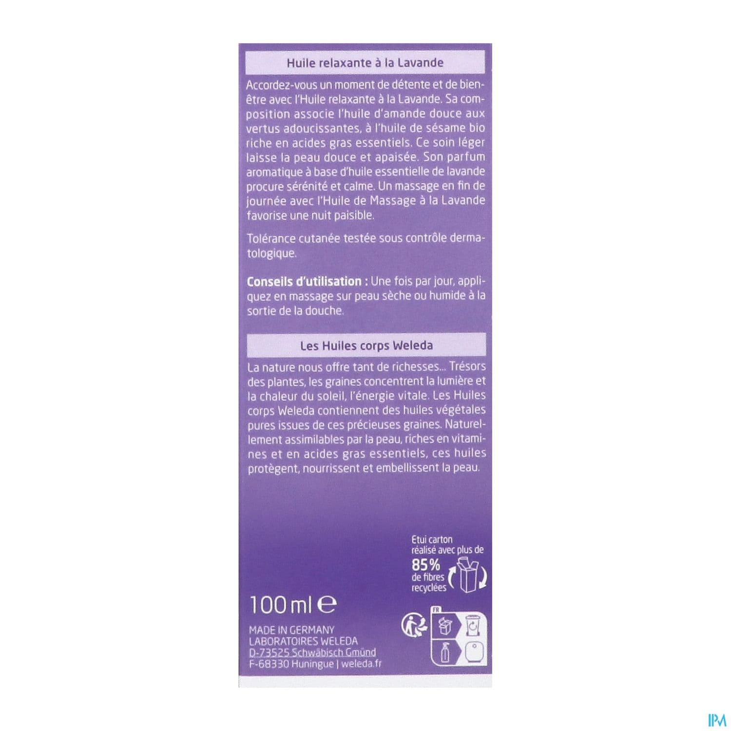 WELEDA HLE LAVANDE RELAXANTE 100ML