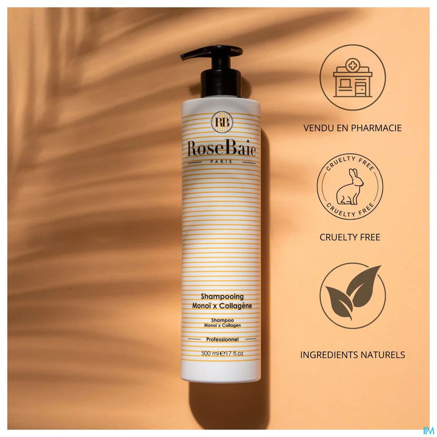 Rosebaie Paris Shampooing Monoi X Collagene 500ml