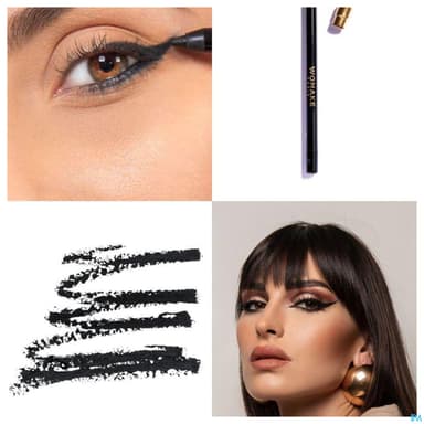 Womake Crayon Magic Yeux Semi Permanent Noir Intense