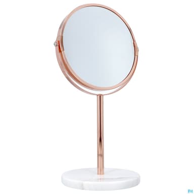 Cartel By Vitry Miroir Pied Or Rose Marbre X7 17cm