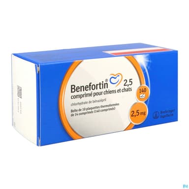 Benefortin 2mg5 Chien Chat Comprime 140