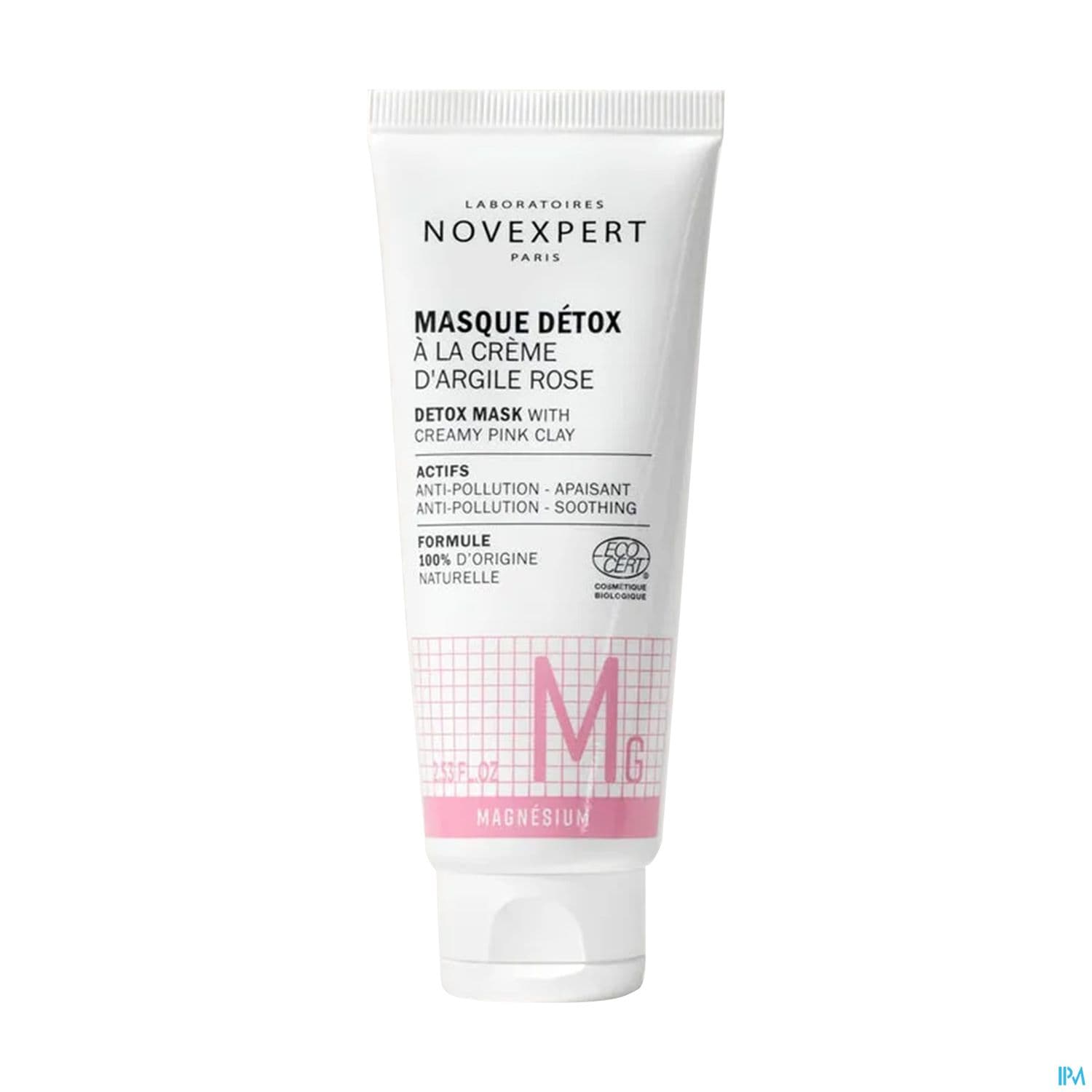 Novexpert Masque Detox A La Creme Argile Rose 75ml