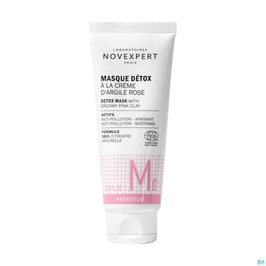 Novexpert Masque Detox A La Creme Argile Rose 75ml