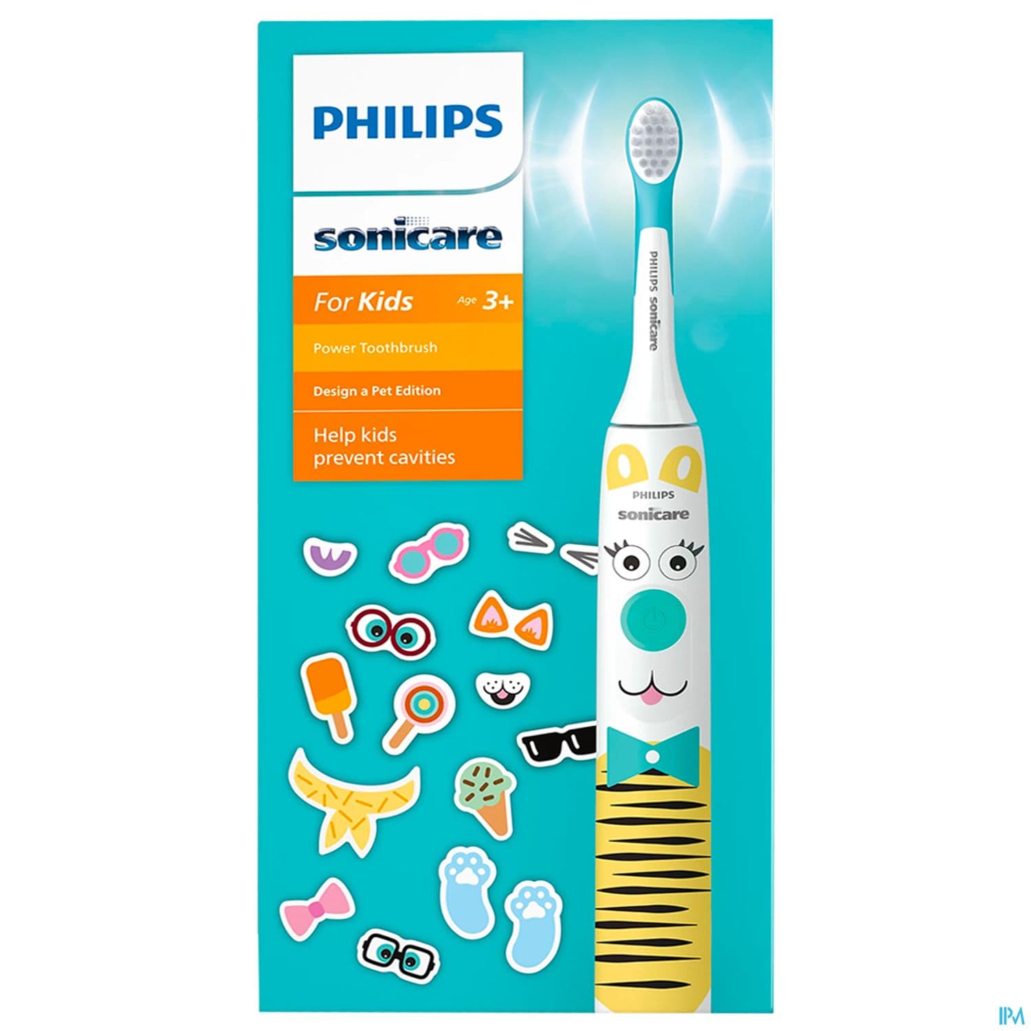 Sonicare Brosse A Dents Electrique For Kids Hx3601/01 Design A Pet