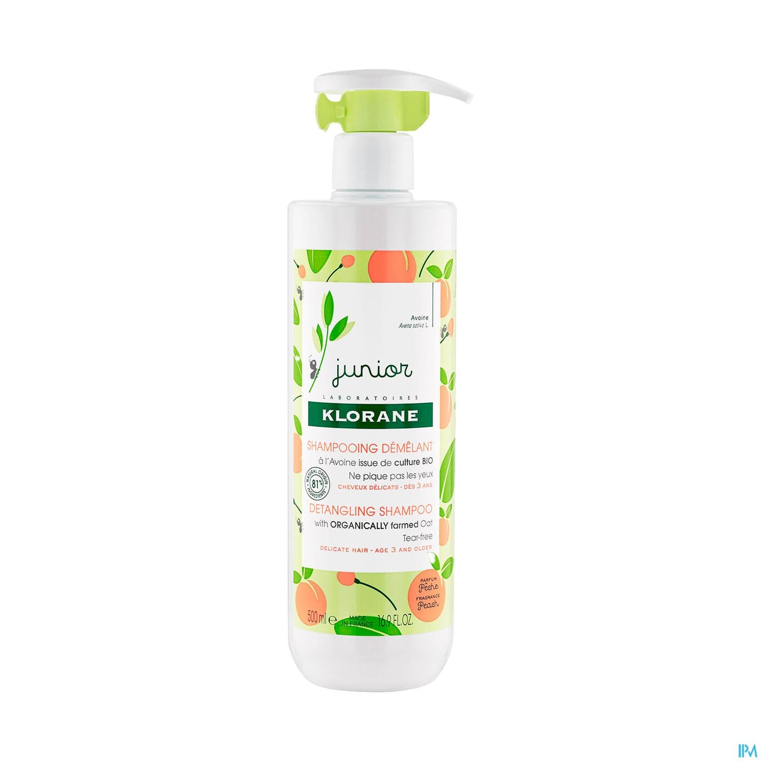 KLORANE JUNIOR SH DEM PECHE 500ML — Grande Pharmacie Lazare Carnot 7j/7