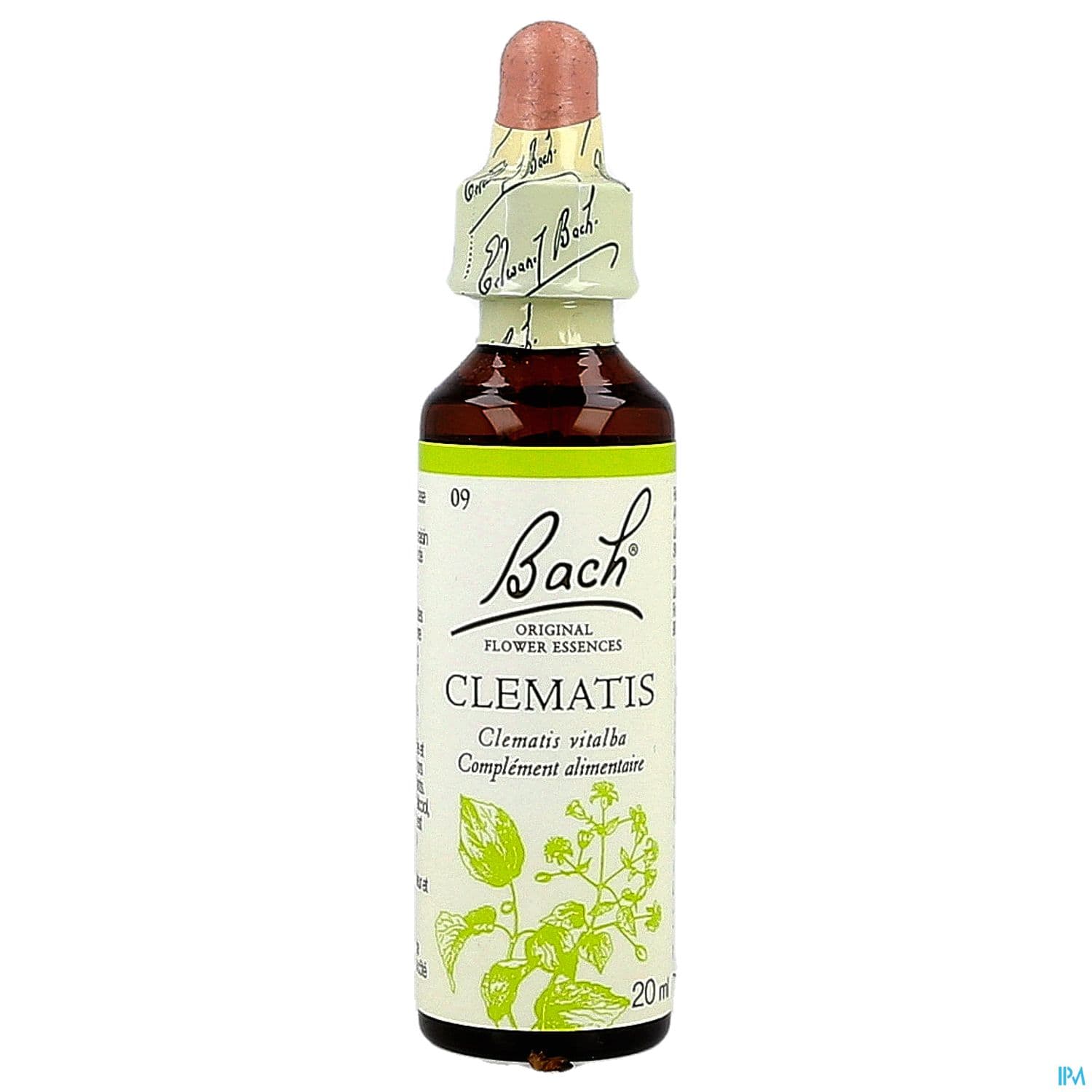 Fleurs De Bach Original 09 Clematis Compte Gouttes 20ml