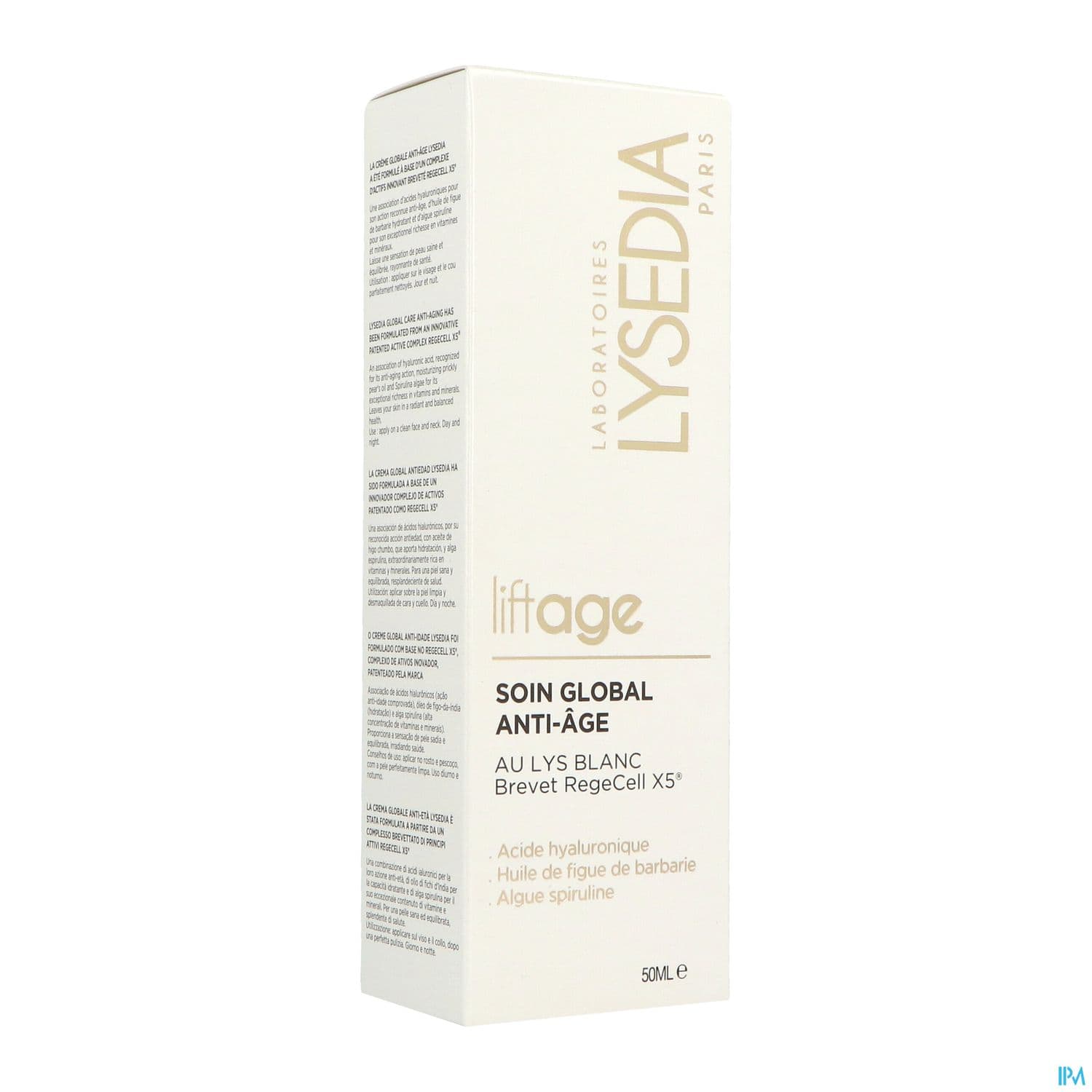 LYSEDIA LIFTAGE SOIN GLOB A/AG50ML
