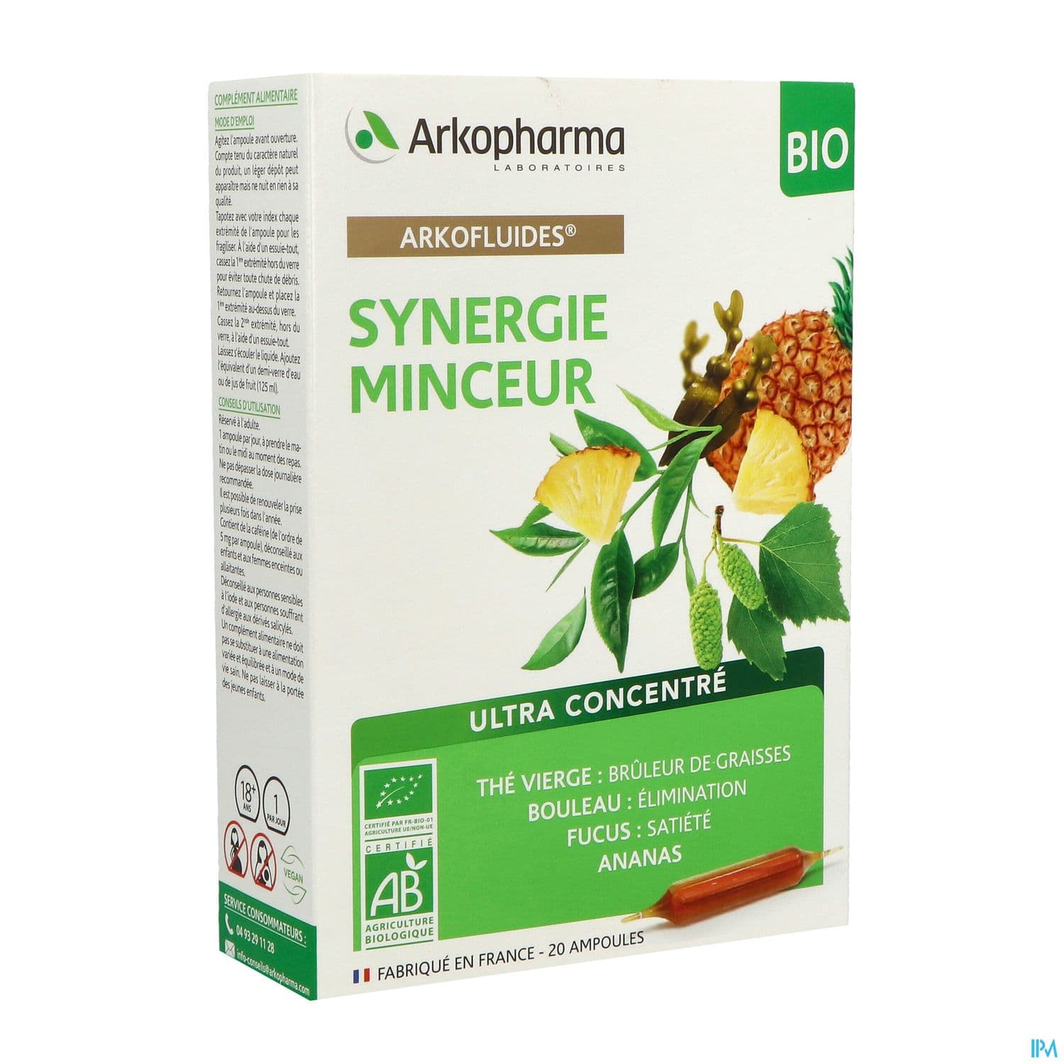 ARKOFL SYNERGIE MINCEUR BIO AMP 20