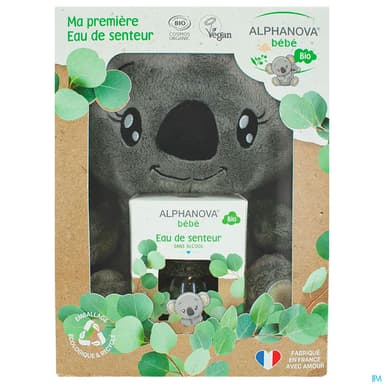 Alphanova Bebe Coffret Parfum Bio Adoptez Un Koala