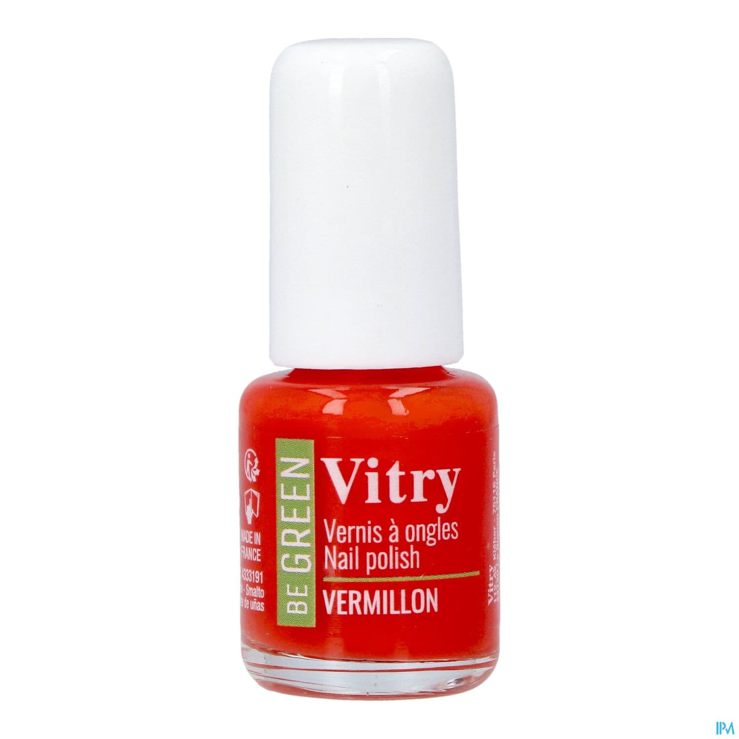 Vitry Be Green Vernis Ongles Vermillon 6ml