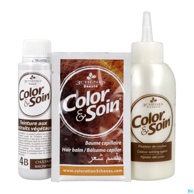 3 CHENES COLOR/SOIN CHAT BROWNI 4B