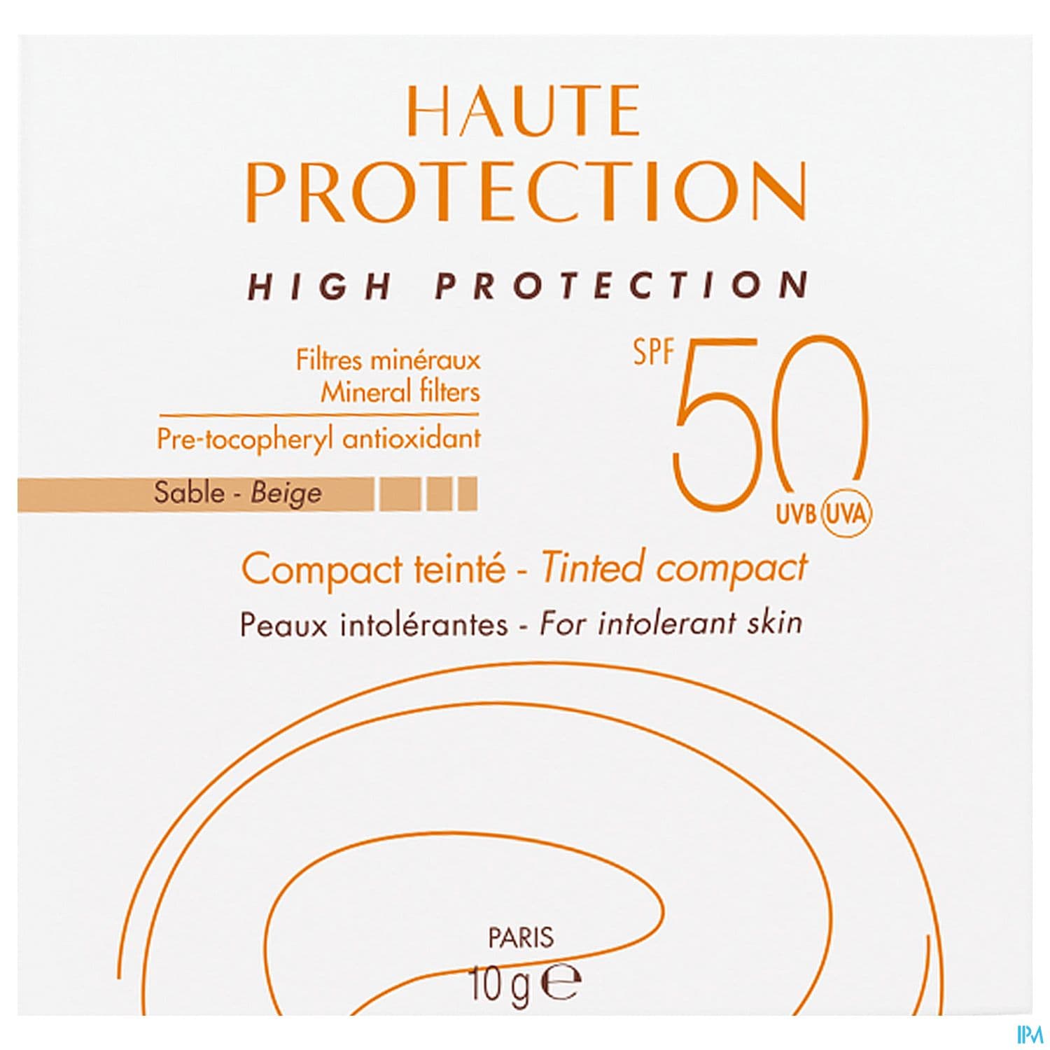 AVENE SOL SPF50+ COMPACT SAB 10G