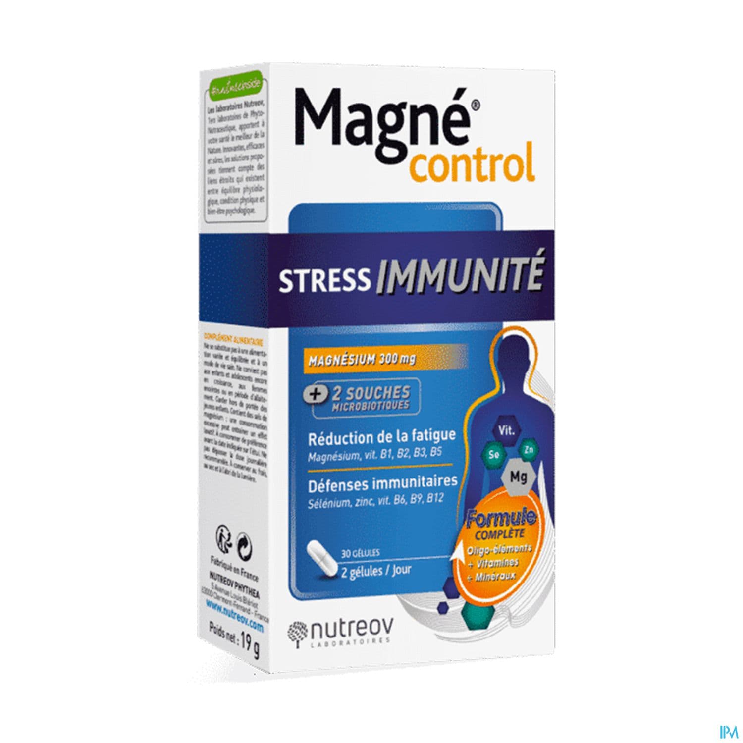 Nutreov Magne Control Stress Immunite Gelule 30