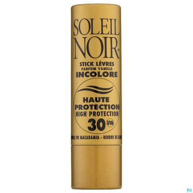 Soleil Noir Stick Levres Incolore Ip 30 4g