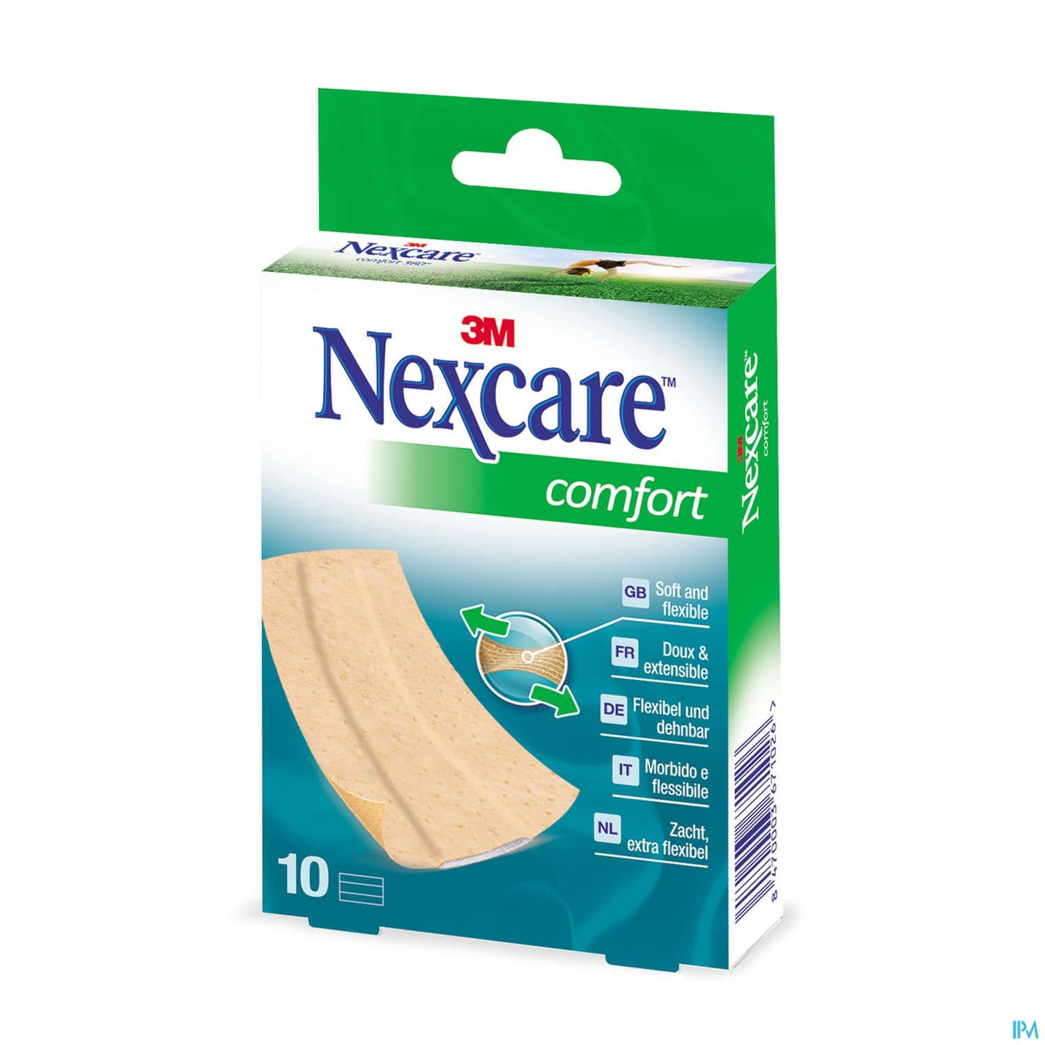 3m Nexcare Comfort Pansement A Decouper 10cm X6cm 10