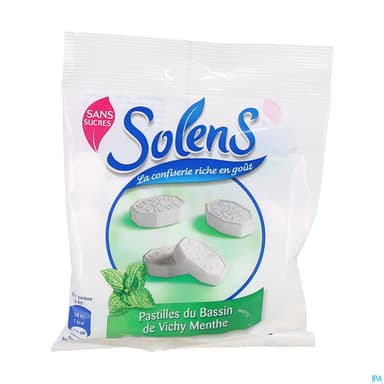 Solens Pastilles Vichy Menthe 100g